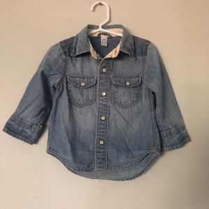 Gap 1969 Denim Button Down Size 12-18m